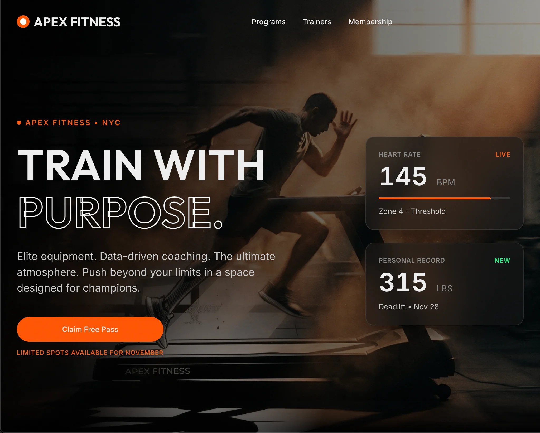 Apex Fitness - Coaching Platform