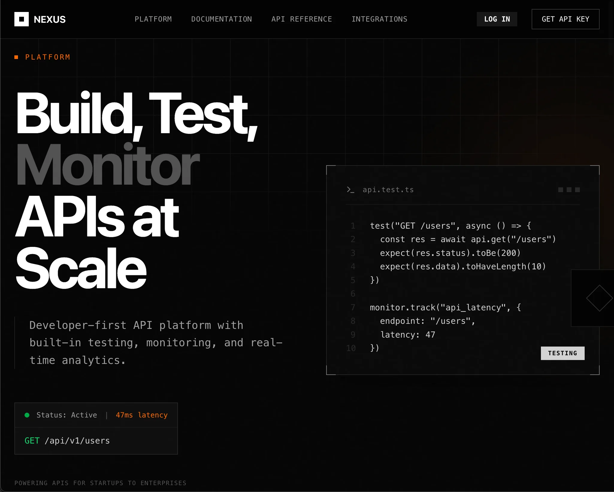 SaaS Design - Modern Product Landing